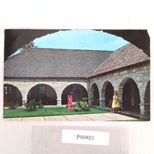 Casa Del Hidalgo St Augustine Florida 1970s Postcard FL PC Spanish Noble House